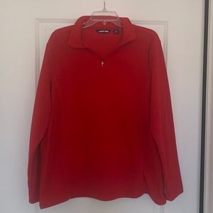 Lands End Quarter Zip Fleece